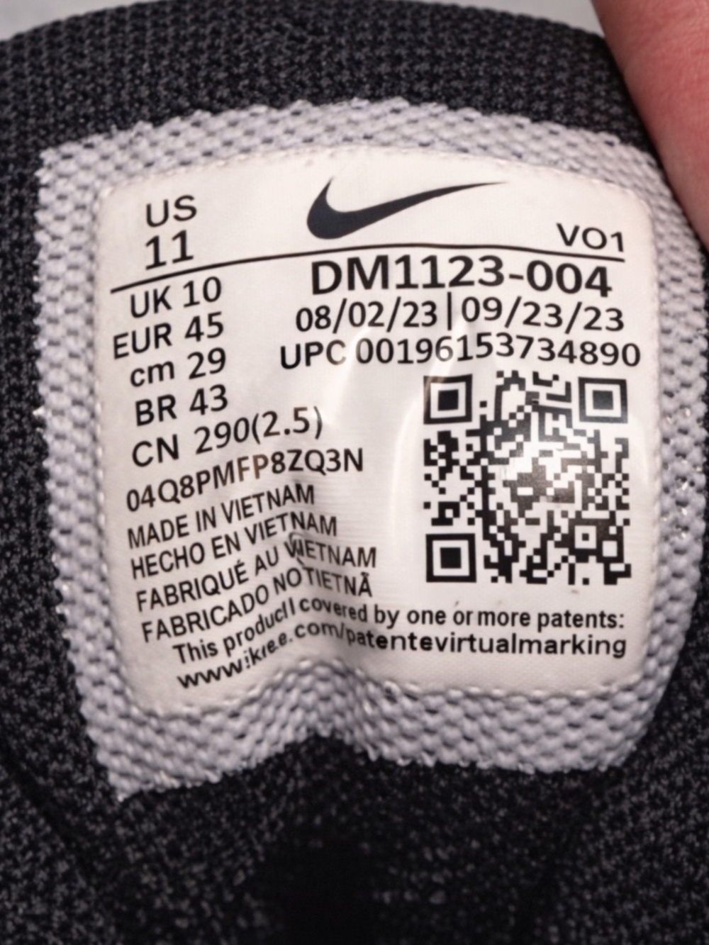 Nike LeBron Witness 7 Triple Black Men’s Size 11 Basketball Shoes - Picture 5 of 6